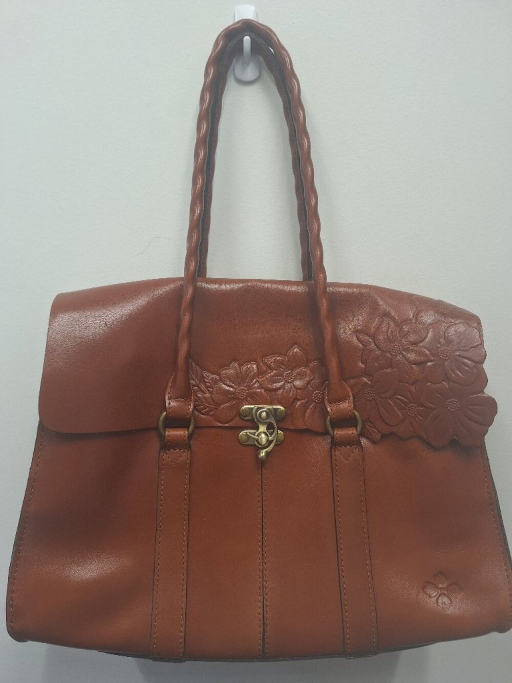 Patricia Nash Leather Vienna Satchel Preloved